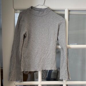 Something Navy Heather Gray Turtleneck